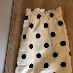 Jcrew polka dot skirt!